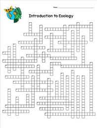 Principles of ecology worksheet answer key. Ecology Crossword Puzzles By Amy Brown Science Tpt