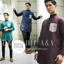 Surely it will be comfortable to wear as there's no need to unhook the buttons after a huge raya feast because your tummy would have space to expand. Kurta Baju Melayu Lelaki Raya 2017 Men S Fashion Tops Sets Formal Shirts On Carousell