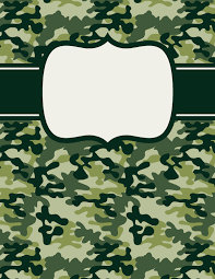 It will not let you know when it completes. Free Printable Green Camouflage Binder Cover Template Download The Cover In Jpg Or Pdf Format At Binder Covers Binder Cover Templates Binder Covers Printable
