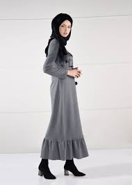 4795 Lerida Esofman Elbise 36 42 Tek38 K Gri Alvina Elbise Elbise Modelleri Moda Stilleri