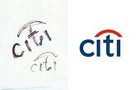 When designing a new logo you can be inspired by the visual logos found here. The Sketch Of The Citi Bank Logo Was Made By Paula Scher In 5 Min On A Napkin Logo Logodesign Branding Logosketch Citiban Logo Sketches Banks Logo Logos
