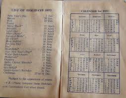 1953 Holidays Calendar Of Pakistan Holiday Calendar Holiday List Holi
