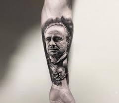 The Godfather Tattoo By Alex Legaza Post 27223 Godfather Tattoo Tattoos Blackwork Tattoo