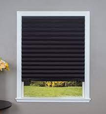 #2 clips won't hold up the pleats. Redi Shade Temporary Blind Black Out Paper