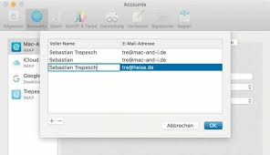 Fussball in der kategorie nachrichten und medien. Tipp Absendername In Apple Mail Andern Heise Online
