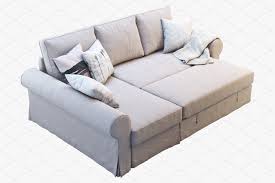 Sofas 2 Options 3d Model Sofa Bed With Chaise Ikea Sofa Bed Sofas