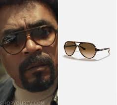 Daisy Jones and the Six: Season 1 Episode 2 Billy's Gold Aviator Sunglasses 