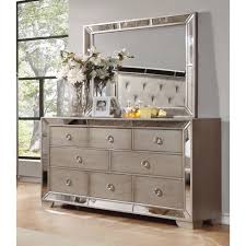 House Of Hampton Chesmore 8 Drawer Dresser With Mirror Best Master Furniture Dresser With Mirror Mirrored Furniture