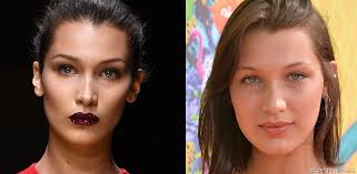 #bella hadid #street style #street fashion #street wear #celebrities #celebs #famous #fashion #style #clothing #outfit #cute #girl #smile #beautiful #balmain #x #h #m #collection #launch #in #new #york. Vorher Nachher Diese Stars Hatten Schonheits Ops