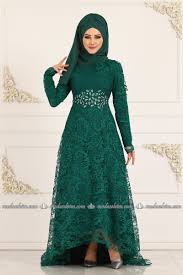 Moda Selvim Dantelli Peplum Abiye 5048ay342 Zumrut Kadin Giyim Elbiseler Elbise