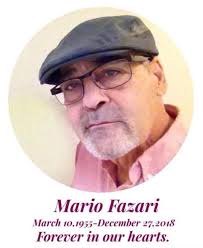 Mario Fazari avis de décès