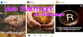 Check spelling or type a new query. How To Add Subtitles To An Instagram Video