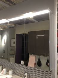 22'' h x 16'' w x 4'' d. Ikea Godmorgon Led Mirrored Cabinet W 2 Doors 100cm 40 99 00 Pic Taken In Person Of Mirror Ikea Bathroom Mirror Home Depot Bathroom Bathroom Mirror