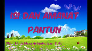 Check spelling or type a new query. Menentukan Isi Dan Amanat Pantun Youtube