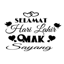 Selamat hari jadi mak mertua kesayangan! Selamat Hari Lahir Mak Sticker Happy Birthday Mama Ready Stock Shopee Malaysia