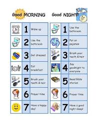 Image Result For Kids Routine Charts For 8 Years Old Kids