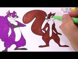 Vector illustration of the squirrel with nut in zentangle and ethcnic style. The Nut Job Coloring Pages Jobs Ecityworks