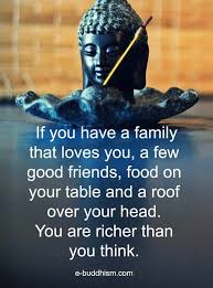 Wisdom Quotes Rich In Friends Rich In Love With Images Buddhism Quote