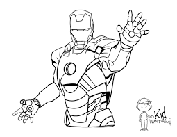 Make sure the kids imagine the object with various colors. Iron Man Coloring Pages The Sun Flower Pages