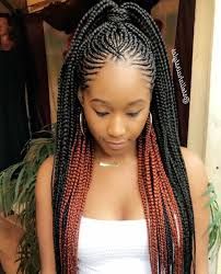 The big box braids are in all different shades ranging from pink to green. 7 Hottest Black Women Braid Styles To Try Next For 2020 Naa Oyoo Quartey