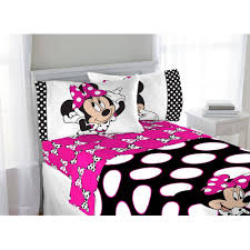 Made from 100% microfiber, this bedset includes one reversible comforter, one sham, one flat sheet, one fitted sheet, and one pillow case.minnie mouse bowtique unicorn dreams. Minnie Mouse Twin Bedding Sets Pasteurinstituteindia Com