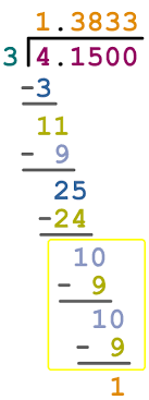 Let's figure out what 2.2 1 1 / 6.7 is so the first thing i like to do is i don't like to divide by a decimal so i'm going to multiply 6 point 7 i'm going to multiply 6 point 7 by 10 which is essentially just taking this decimal space this is decimal and moving it one space to the right well i can't just do that to the six point seven i also have to do that to the two point two one so let me. Dividing Decimals Lesson