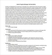 Job description for property manager. 9 Property Manager Job Description Templates Free Sample Example Pdf Format Download Free Premium Templates