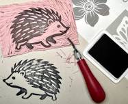 Teen and Adult Lino Block Printing