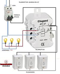 Electrical Diagrams Telerruptor Legran 491 07 Basic Electrical Wiring Electrical Wiring Electrical Diagram