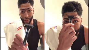 Anthony davis' famous unibrow is now broken in two. Anthony Davis Shaves His Unibrow Youtube