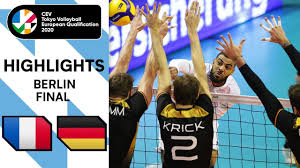 Germany are going to need something special to try and open france up. Final Germany Vs France Highlights Cev Men S Tokyo Volleyball Qualification 2020 Youtube