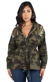 Nova Camo Sequin Jacket Prettyblack Boutique