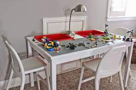 Since this lego table would be on display for everyone to see i decided to build it out of red oak and give it a nice stain. 12 Diy Lego Table Ideas