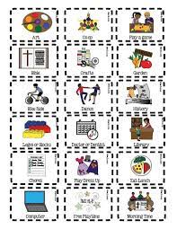 Printable Visual Schedule Cards
