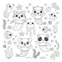 Makkelijke kleurplaat dieren schattige dieren by schattigedieren nl. Zeemeermin Kat Schattige Tijger Met Grote Ogen 3135452 Download Free Vectors Vector Bestanden Ontwerpen Templates