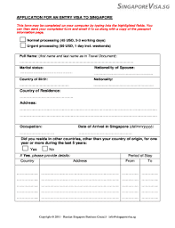 Travel companies that the singaporean government has approved to submit visa applications are approved visa agents and strategic partners. Form 14a Singapore Visa Fill Online Printable Fillable Blank Pdffiller