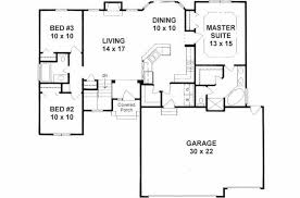 Traditional Style House Plans 1315 Square Foot Home 1 Story 3 Bedroom And 2 Bath 3 Garage Stalls By M House Plans Tiny House Plans Traditional House Plan