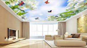 This helps in making a clear demarcation, without having to build walls in between. Paradisedecor 3dceiling 3d Wallpaper For Best Amazing Ceilings Design 2019 Paradise Decor Youtube