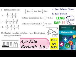Lengkap Ayo Kita Berlatih 1 6 Kelas 7 Smp Mts Semester 1 Pecahan Bse Matematika Halaman 74 Youtube