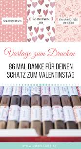 Merci Druckvorlage Zum Valentinstag 86 Mal Danke Für Deinen Schatz