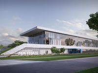 Project Nieuwbouw Bedrijfsgebouw Met Kantoor Nathan Holding Omschrijving Het Ontwerp Dat Willems En U Architecten Ontwierp V Nieuwbouw Architectuur Architecten