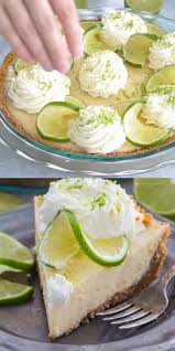 This Easy Key Lime Cheesecake Is A Simple No Bake Dessert That Is Perfect For Spring It S Homemade Key Lime Pie Recipe Key Lime Pie Recipe Video Lime Recipes
