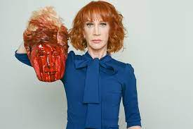 Kathy griffin is asking fans to. Kathy Griffin Trump Photo Tyler Shields Explains Decapitated Image Ew Com