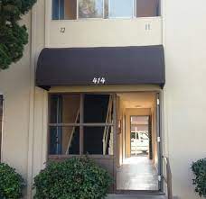 Fixed Awning For Apartment Entrance Sunbrella Awnings Apartment Entrance Awning
