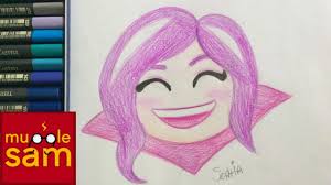 Disney Emoji Descendants Mal Drawing Challenge Art Kids Sophia Mugglesam Drawing Challenge Disney Emoji Drawings