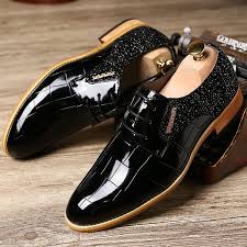 Vintage Dress Shoes Men Oxfords Shoes For Men Formal Shoes Leather Men Flats Brown Black Blue Shoesfo Leather Formal Shoes Dress Shoes Men Vintage Dress Shoes