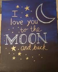 Painting Ideas On Canvas For Boyfriend The Moon 25 Ideas Love Canvas Painting Canvas Painting Diy Cute Canvas Paintings