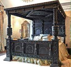 Pin By Carla Boardman On Medieval Tudor Decor In 2020 Bedroom Furniture Uk Victorian Bed Gothic Room