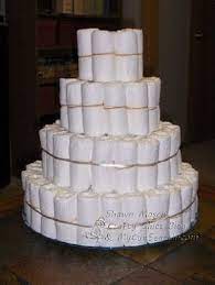 Scene Stealing Diaper Cake Baby Shower Craft Baby Shower Crafts Baby Shower Gifts Baby Shower Diapers
