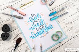 Take one of our hand lettering tutorials in order to learn the basics. Handlettering Online Kurs Lettering On Air